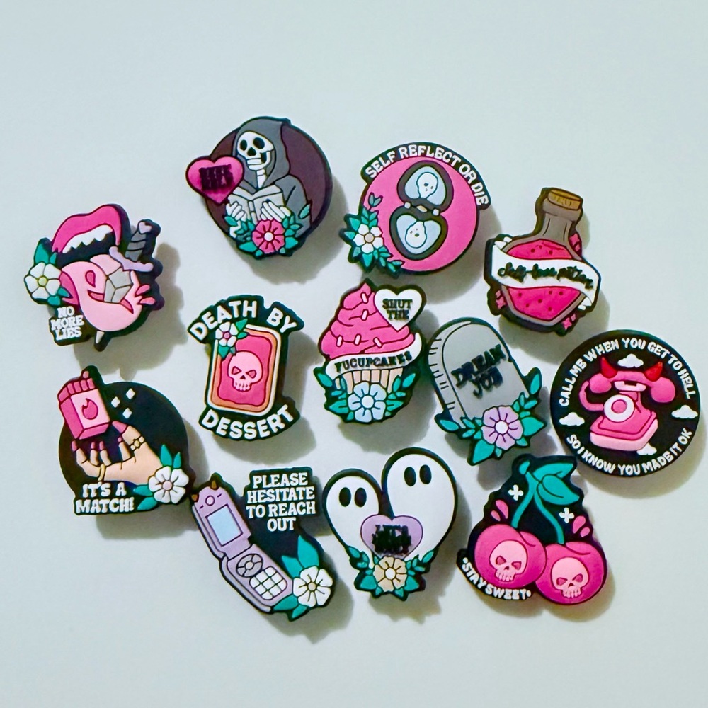 12 Halloween Croc Charms Jibbit Shoe Charm Disney Croc Charms